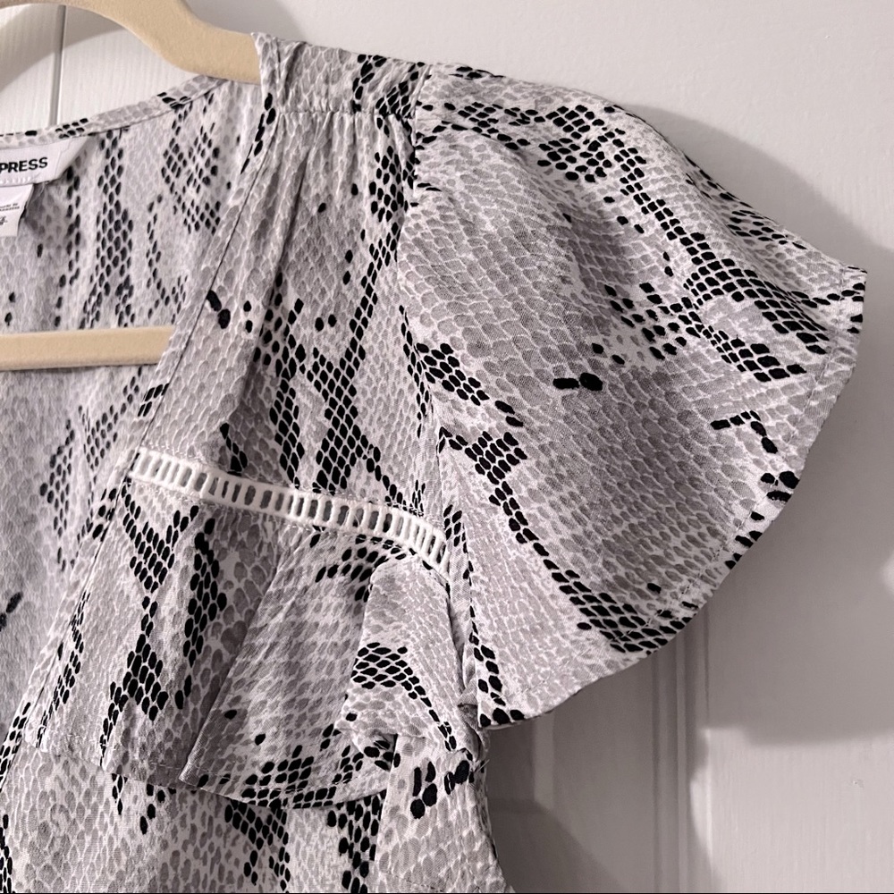 Snake Print Top from Express - Picture 3 of 5